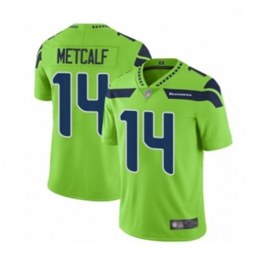 Youth Seattle Seahawks 14 DK Metcalf Limited Green Rush Vapor Untouchable Football Jersey Youth Seattle Seahawks 14 DK Metcalf Limited Green Rush Vapor Untouchable Football Jersey