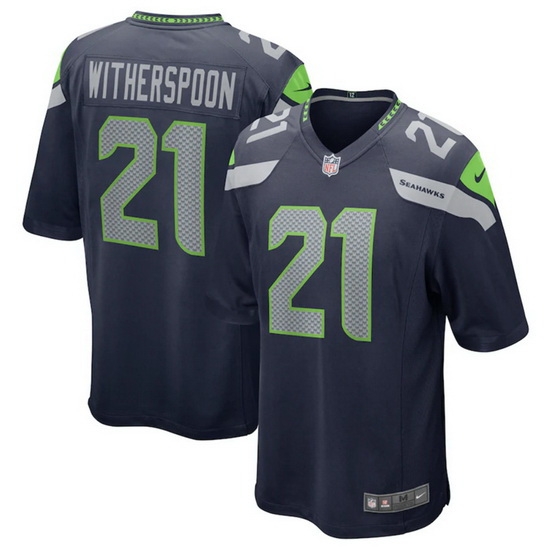 Youth Seattle Seahawks 21 Devon Witherspoon Navy 2023 Draft Stitched Game Jersey Youth Seattle Seahawks 21 Devon Witherspoon Navy 2023 Draft Stitched Game Jersey