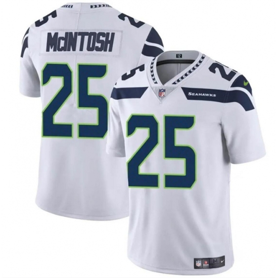 Youth Seattle Seahawks 25 Kenny McIntosh White Vapor Limited Stitched Football Jersey Youth Seattle Seahawks 25 Kenny McIntosh White Vapor Limited Stitched Football Jersey