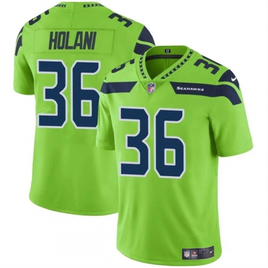Youth Seattle Seahawks 36 George Holani Green Vapor Limited Stitched Football Jersey Youth Seattle Seahawks 36 George Holani Green Vapor Limited Stitched Football Jersey