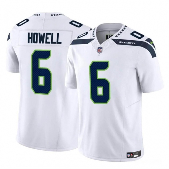 Youth Seattle Seahawks 6 Sam Howell White 2023 F U S E Vapor Limited Stitched Football Jersey Youth Seattle Seahawks 6 Sam Howell White 2023 F U S E Vapor Limited Stitched Football Jersey