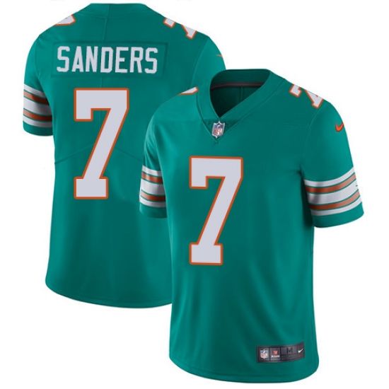 7 Jason Sanders Aqua Green Nike NFL Alternate Men Jersey Miami Dolphins Vapor Untouchable Limited Jersey 7 Jason Sanders Aqua Green Nike NFL Alternate Men Jersey Miami Dolphins Vapor Untouchable Limited Jersey
