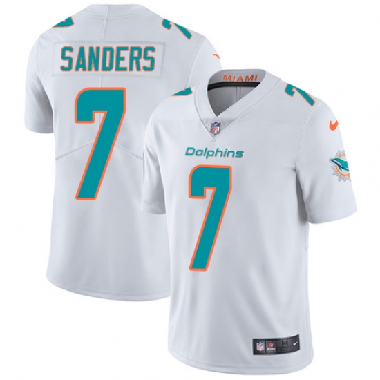 7 Limited Jason Sanders White Nike NFL Road Men Jersey Miami Dolphins Vapor Untouchable 7 Limited Jason Sanders White Nike NFL Road Men Jersey Miami Dolphins Vapor Untouchable