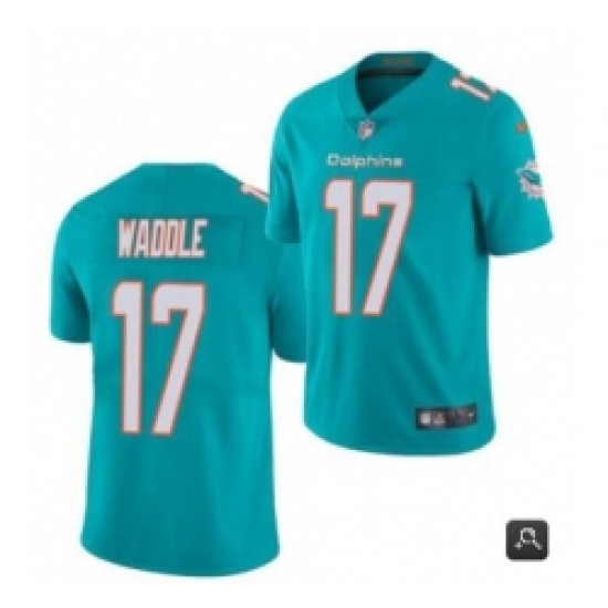 Men Miami Dolphins 17 Jaylen Waddle Aqua 2021 Vapor Untouchable Limited Stitched NFL Jersey Men Miami Dolphins 17 Jaylen Waddle Aqua 2021 Vapor Untouchable Limited Stitched NFL Jersey