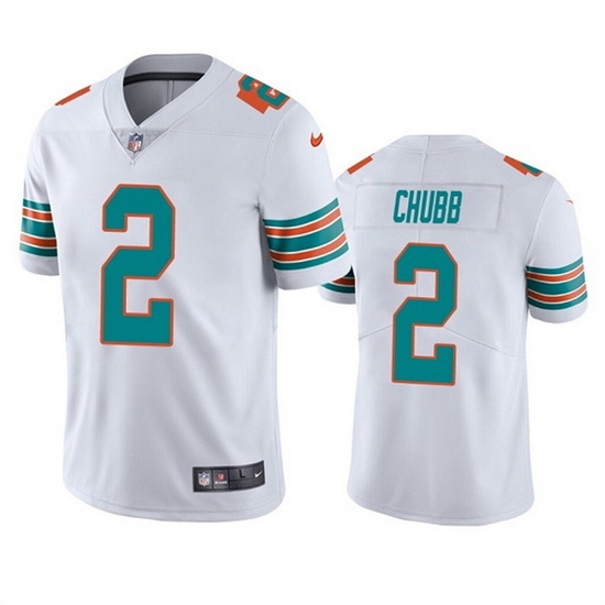 Men Miami Dolphins 2 Bradley Chubb White Color Rush Limited Stitched Football Jersey Men Miami Dolphins 2 Bradley Chubb White Color Rush Limited Stitched Football Jersey