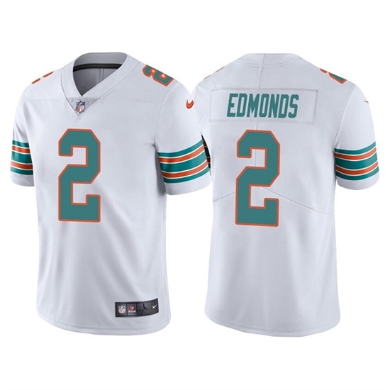 Men Miami Dolphins 2 Chase Edmonds White Color Rush Limited Stitched Football Jersey Men Miami Dolphins 2 Chase Edmonds White Color Rush Limited Stitched Football Jersey