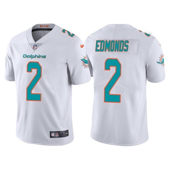 Men Miami Dolphins 2 Chase Edmonds White Vapor Untouchable Limited Stitched Football Jersey Men Miami Dolphins 2 Chase Edmonds White Vapor Untouchable Limited Stitched Football Jersey