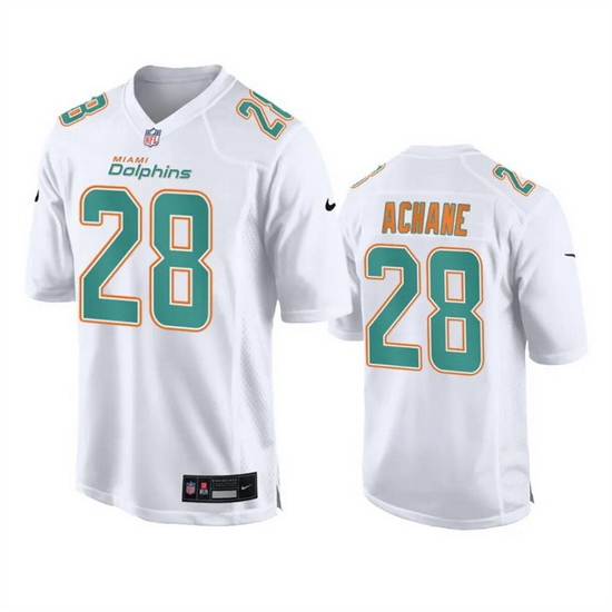 Men Miami Dolphins 28 De 27Von Achane White Fashion Vapor Untouchable Stitched Football Jersey Men Miami Dolphins 28 De 27Von Achane White Fashion Vapor Untouchable Stitched Football Jersey
