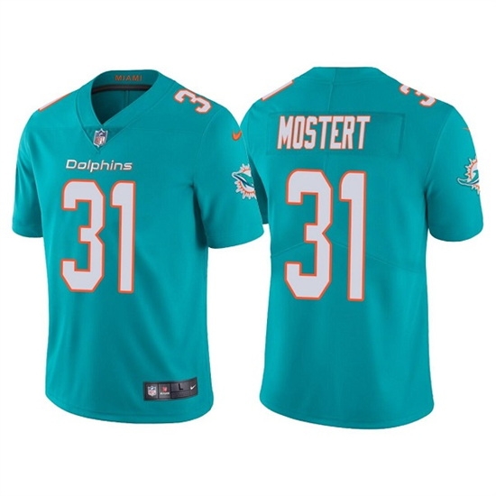 Men Miami Dolphins 31 Raheem Mostert Aqua Vapor Untouchable Limited Stitched Football Jersey Men Miami Dolphins 31 Raheem Mostert Aqua Vapor Untouchable Limited Stitched Football Jersey