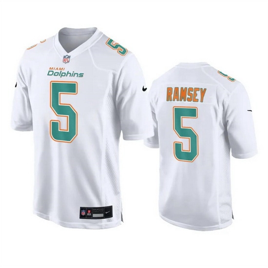 Men Miami Dolphins 5 Jalen Ramsey White Fashion Vapor Untouchable Stitched Football Jersey Men Miami Dolphins 5 Jalen Ramsey White Fashion Vapor Untouchable Stitched Football Jersey