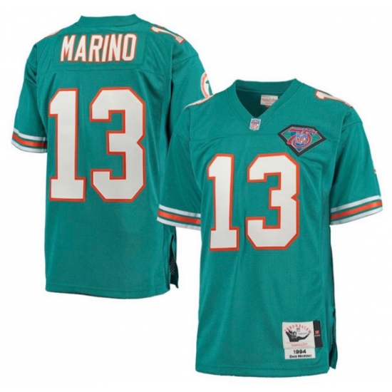 Men Miami Dolphins Active Player Custom Mitchell 26 Ness Aqua Throwback Jersey Men Miami Dolphins Active Player Custom Mitchell 26 Ness Aqua Throwback Jersey
