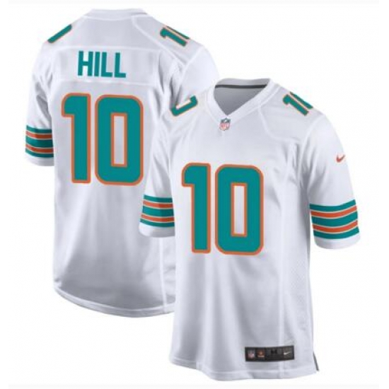 Men Nike Miami Dolphins 10 Tyreek Hill White Vapor Limited NFL Jersey Men Nike Miami Dolphins 10 Tyreek Hill White Vapor Limited NFL Jersey