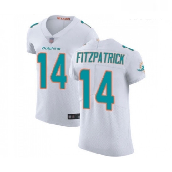 Mens Miami Dolphins 14 Ryan Fitzpatrick White Vapor Untouchable Elite Player Football Jersey Mens Miami Dolphins 14 Ryan Fitzpatrick White Vapor Untouchable Elite Player Football Jersey