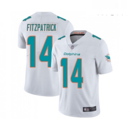 Mens Miami Dolphins 14 Ryan Fitzpatrick White Vapor Untouchable Limited Player Football Jersey Mens Miami Dolphins 14 Ryan Fitzpatrick White Vapor Untouchable Limited Player Football Jersey
