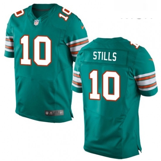 Mens Nike Miami Dolphins 10 Kenny Stills Elite Aqua Green Alternate NFL Jersey Mens Nike Miami Dolphins 10 Kenny Stills Elite Aqua Green Alternate NFL Jersey