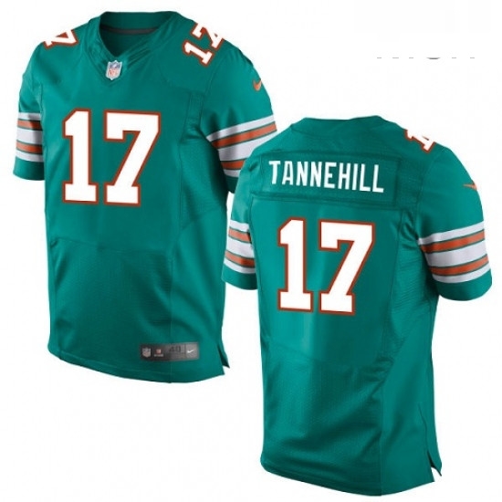 Mens Nike Miami Dolphins 17 Ryan Tannehill Elite Aqua Green Alternate NFL Jersey Mens Nike Miami Dolphins 17 Ryan Tannehill Elite Aqua Green Alternate NFL Jersey