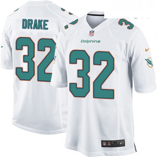 Mens Nike Miami Dolphins 32 Kenyan Drake Game White NFL Jersey Mens Nike Miami Dolphins 32 Kenyan Drake Game White NFL Jersey