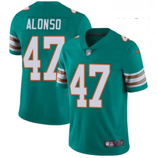 Mens Nike Miami Dolphins 47 Kiko Alonso Aqua Green Alternate Vapor Untouchable Limited Player NFL Jersey Mens Nike Miami Dolphins 47 Kiko Alonso Aqua Green Alternate Vapor Untouchable Limited Player NFL Jersey
