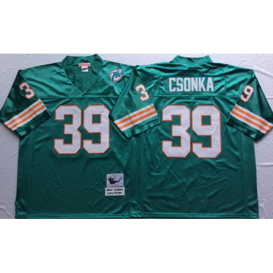 Mitchell And Ness Dolphins #39 Larry Csonka green Throwback Stitched NFL Jersey Mitchell And Ness Dolphins #39 Larry Csonka green Throwback Stitched NFL Jersey