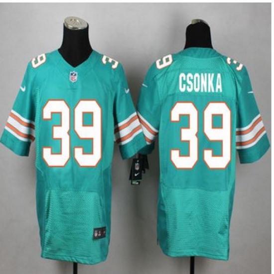 New Miami Dolphins #39 Larry Csonka Aqua Green Alternate Mens Stitched NFL Elite Jersey New Miami Dolphins #39 Larry Csonka Aqua Green Alternate Mens Stitched NFL Elite Jersey