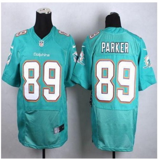 New Miami Dolphins #89 DeVante Parker Aqua Green Team Color Men Stitched NFL New Elite jersey New Miami Dolphins #89 DeVante Parker Aqua Green Team Color Men Stitched NFL New Elite jersey