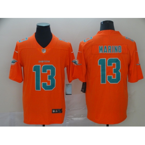 Nike Dolphins 13 Dan Marino Orange Inverted Legend Limited Jersey Nike Dolphins 13 Dan Marino Orange Inverted Legend Limited Jersey