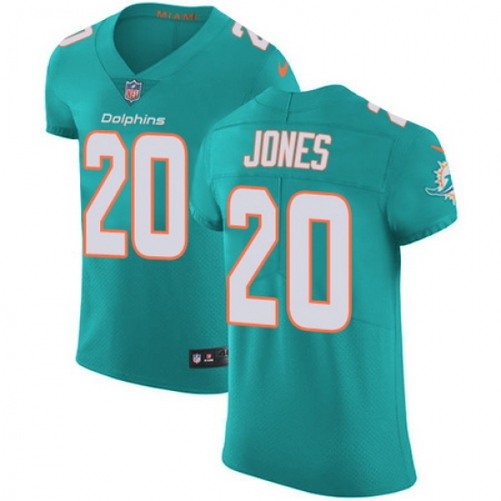 Nike Dolphins #20 Reshad Jones Aqua Green Team Color Mens Stitched NFL Vapor Untouchable Elite Jersey Nike Dolphins #20 Reshad Jones Aqua Green Team Color Mens Stitched NFL Vapor Untouchable Elite Jersey