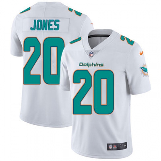 Nike Dolphins #20 Reshad Jones White Mens Stitched NFL Vapor Untouchable Limited Jersey Nike Dolphins #20 Reshad Jones White Mens Stitched NFL Vapor Untouchable Limited Jersey