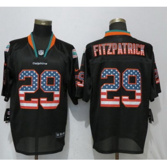 Nike Dolphins #29 Minkah Fitzpatrick Black USA Flag Fashion Elite Jersey 1 Nike Dolphins #29 Minkah Fitzpatrick Black USA Flag Fashion Elite Jersey 1