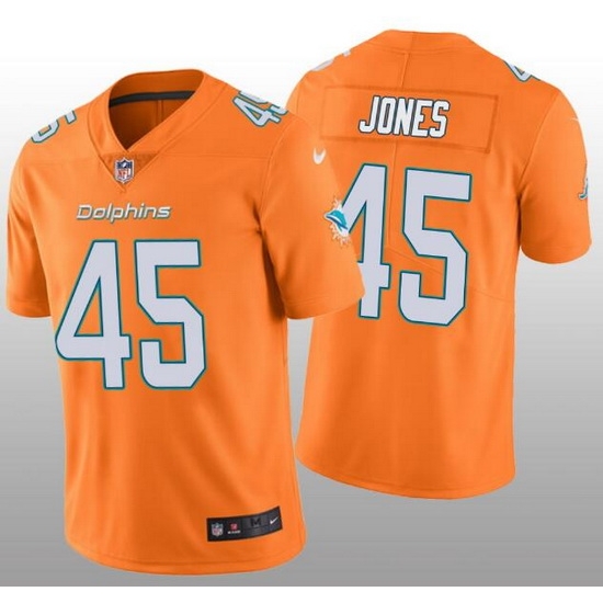 Nike Dolphins 45 Brandon Jones Orange Vapor Untouchable Limited Jersey Nike Dolphins 45 Brandon Jones Orange Vapor Untouchable Limited Jersey