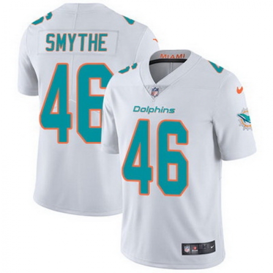 Nike Dolphins #46 Durham Smythe White Mens Stitched NFL Vapor Untouchable Limited Jersey Nike Dolphins #46 Durham Smythe White Mens Stitched NFL Vapor Untouchable Limited Jersey