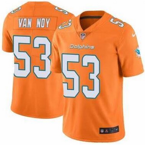 Nike Dolphins 53 Kyle Van Noy Orange Vapor Untouchable Limited Jersey Nike Dolphins 53 Kyle Van Noy Orange Vapor Untouchable Limited Jersey