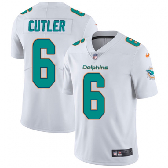 Nike Dolphins #6 Jay Cutler White Mens Stitched NFL Vapor Untouchable Limited Jersey Nike Dolphins #6 Jay Cutler White Mens Stitched NFL Vapor Untouchable Limited Jersey