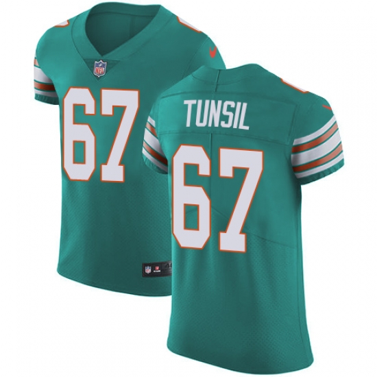 Nike Dolphins #67 Laremy Tunsil Aqua Green Alternate Mens Stitched NFL Vapor Untouchable Elite Jersey Nike Dolphins #67 Laremy Tunsil Aqua Green Alternate Mens Stitched NFL Vapor Untouchable Elite Jersey