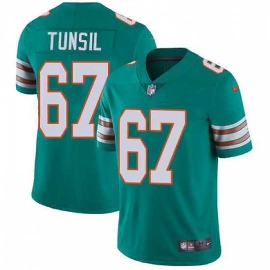 Nike Dolphins #67 Laremy Tunsil Aqua Green Alternate Mens Stitched NFL Vapor Untouchable Limited Jersey Nike Dolphins #67 Laremy Tunsil Aqua Green Alternate Mens Stitched NFL Vapor Untouchable Limited Jersey