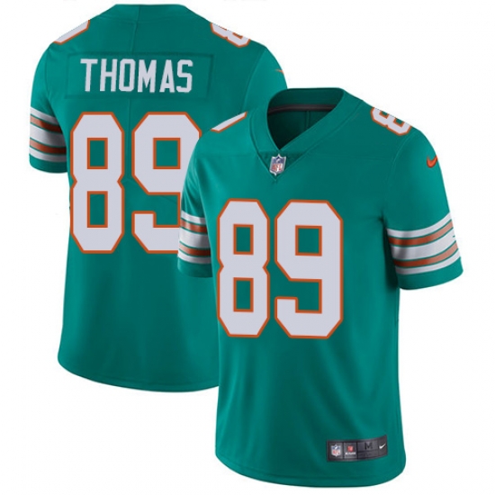 Nike Dolphins #89 Julius Thomas Aqua Green Alternate Mens Stitched NFL Vapor Untouchable Limited Jersey Nike Dolphins #89 Julius Thomas Aqua Green Alternate Mens Stitched NFL Vapor Untouchable Limited Jersey