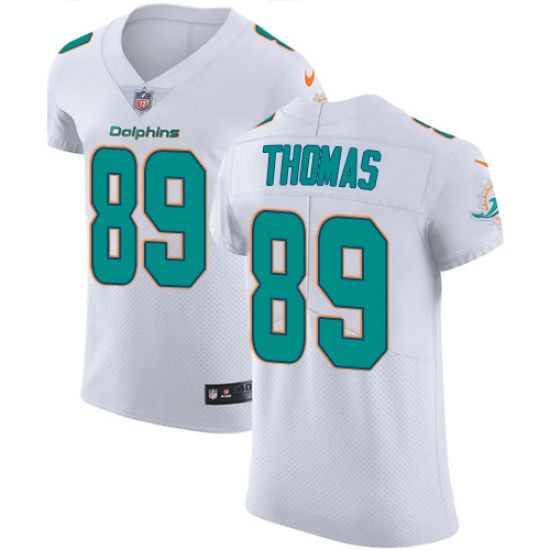 Nike Dolphins #89 Julius Thomas White Mens Stitched NFL Vapor Untouchable Elite Jersey Nike Dolphins #89 Julius Thomas White Mens Stitched NFL Vapor Untouchable Elite Jersey