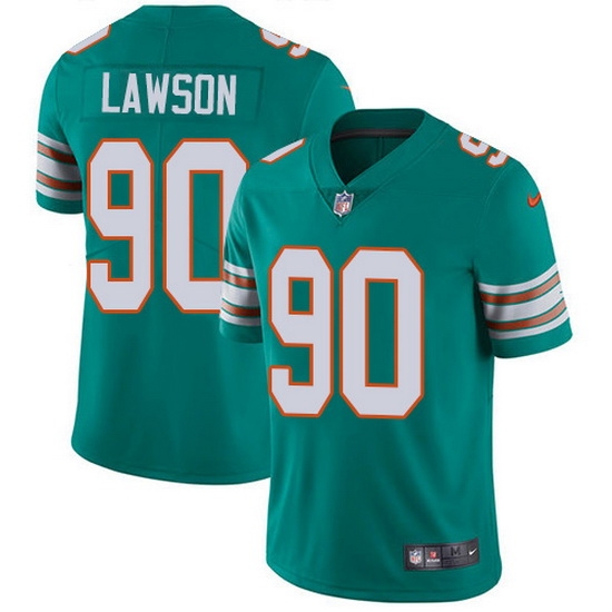 Nike Dolphins 90 Shaq Lawson Aqua Green Alternate Men Stitched NFL Vapor Untouchable Limited Jersey Nike Dolphins 90 Shaq Lawson Aqua Green Alternate Men Stitched NFL Vapor Untouchable Limited Jersey