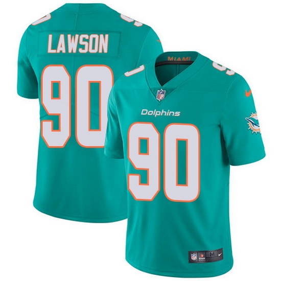 Nike Dolphins 90 Shaq Lawson Aqua Green Team Color Men Stitched NFL Vapor Untouchable Limited Jersey Nike Dolphins 90 Shaq Lawson Aqua Green Team Color Men Stitched NFL Vapor Untouchable Limited Jersey