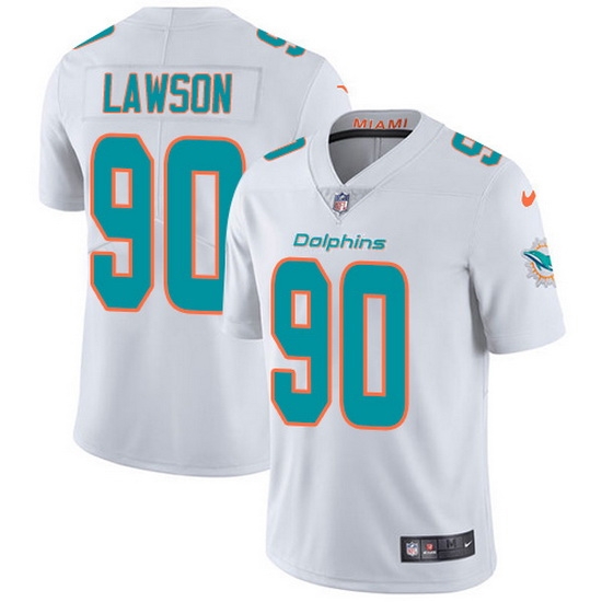 Nike Dolphins 90 Shaq Lawson White Men Stitched NFL Vapor Untouchable Limited Jersey Nike Dolphins 90 Shaq Lawson White Men Stitched NFL Vapor Untouchable Limited Jersey