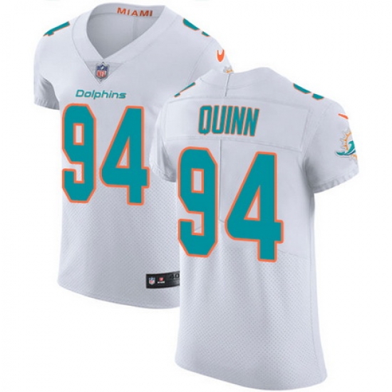 Nike Dolphins #94 Robert Quinn White Mens Stitched NFL Vapor Untouchable Elite Jersey Nike Dolphins #94 Robert Quinn White Mens Stitched NFL Vapor Untouchable Elite Jersey