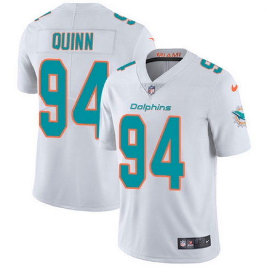 Nike Dolphins #94 Robert Quinn White Mens Stitched NFL Vapor Untouchable Limited Jersey Nike Dolphins #94 Robert Quinn White Mens Stitched NFL Vapor Untouchable Limited Jersey