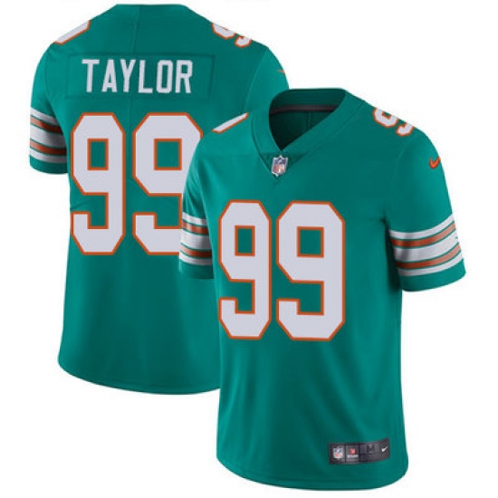 Nike Dolphins #99 Jason Taylor Aqua Green Alternate Mens Stitched NFL Vapor Untouchable Limited Jersey Nike Dolphins #99 Jason Taylor Aqua Green Alternate Mens Stitched NFL Vapor Untouchable Limited Jersey