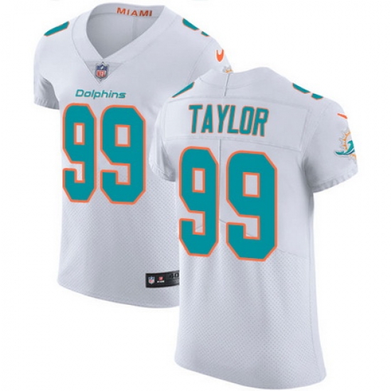 Nike Dolphins #99 Jason Taylor White Mens Stitched NFL Vapor Untouchable Elite Jersey Nike Dolphins #99 Jason Taylor White Mens Stitched NFL Vapor Untouchable Elite Jersey