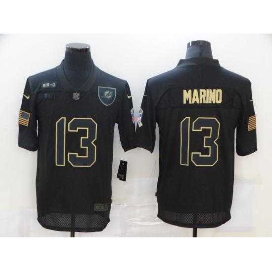 Nike Miami Dolphins 13 Dan Marino Black 2020 Salute To Service Limited Jersey Nike Miami Dolphins 13 Dan Marino Black 2020 Salute To Service Limited Jersey