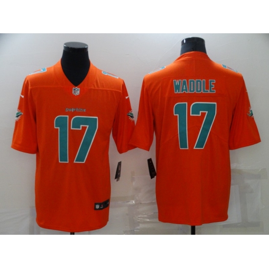 Nike Miami Dolphins 17 Jaylen Waddle Orange Vapor Untouchable Limited Jersey Nike Miami Dolphins 17 Jaylen Waddle Orange Vapor Untouchable Limited Jersey