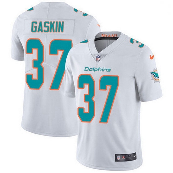 Nike Miami Dolphins 37 Myles Gaskin White Men Stitched NFL Vapor Untouchable Limited Jersey Nike Miami Dolphins 37 Myles Gaskin White Men Stitched NFL Vapor Untouchable Limited Jersey