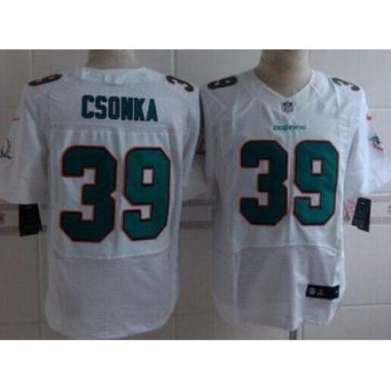 Nike Miami Dolphins 39 Larry Csonka White Elite NFL Jersey Nike Miami Dolphins 39 Larry Csonka White Elite NFL Jersey