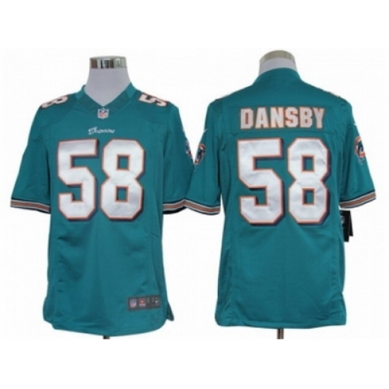 Nike Miami Dolphins 58 dansby green Limited NFL Jersey Nike Miami Dolphins 58 dansby green Limited NFL Jersey