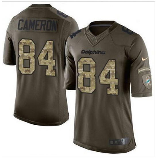 Nike Miami Dolphins #84 Jordan Cameron Green Men 27s Stitched NFL Limited Salute to Service Jersey Nike Miami Dolphins #84 Jordan Cameron Green Men 27s Stitched NFL Limited Salute to Service Jersey